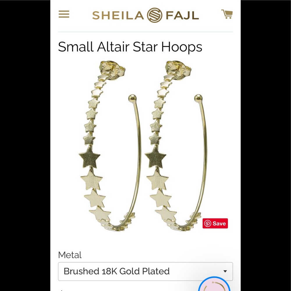 Sheila Fajl Altair Hoops NWT